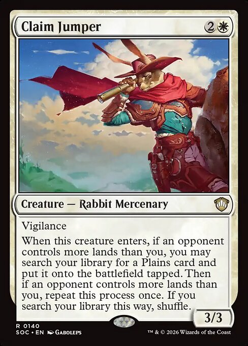 Claim Jumper from Secrets of Strixhaven Commander