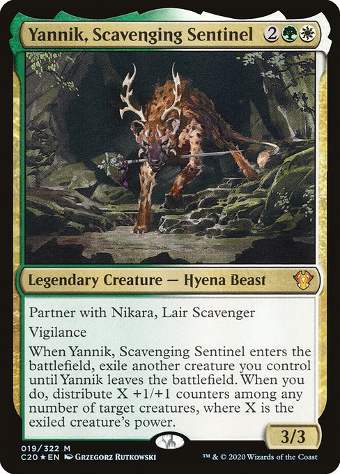 Yannik, Scavenging Sentinel highlighted card art