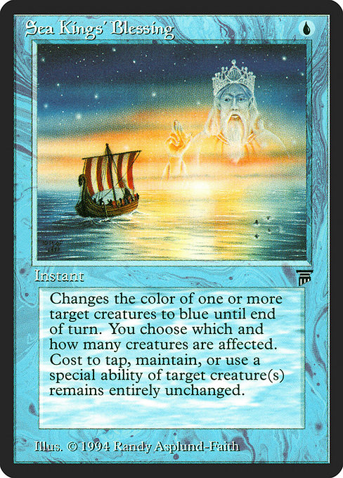 Sea Kings' Blessing highlighted card art
