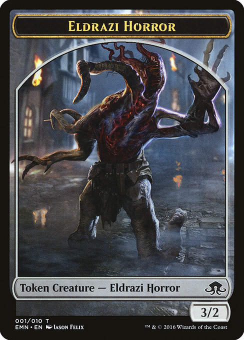 Eldrazi Horror from Eldritch Moon Tokens