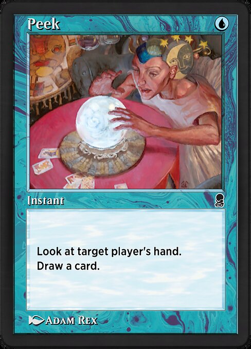Peek highlighted card art