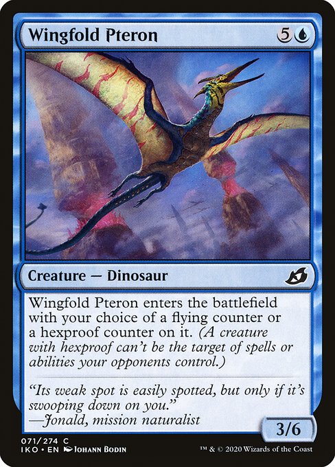 Wingfold Pteron highlighted card art