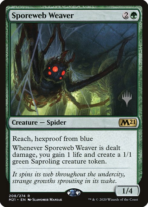 Sporeweb Weaver from Core Set 2021 Promos