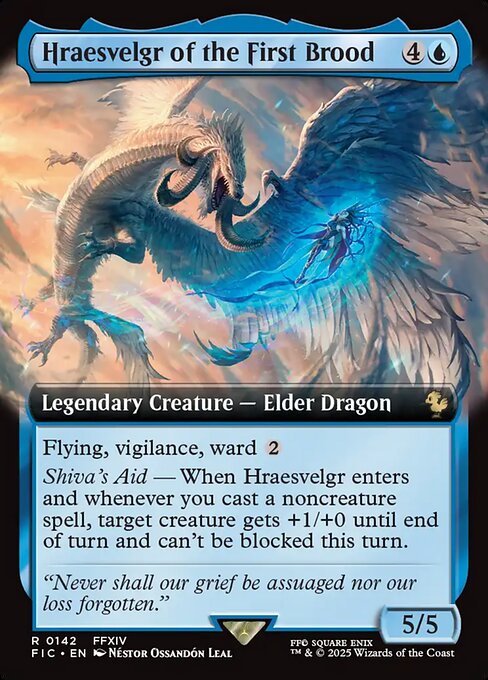 Hraesvelgr of the First Brood highlighted card art