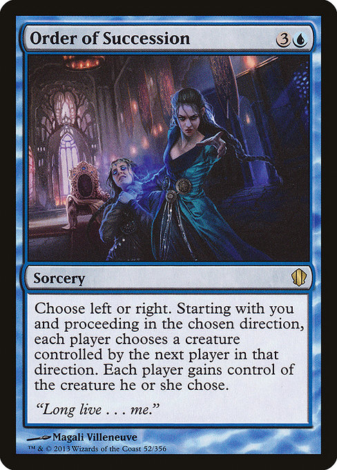 Order of Succession highlighted card art