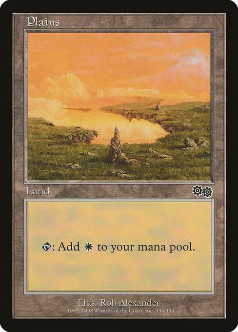 Plains from Urza's Saga