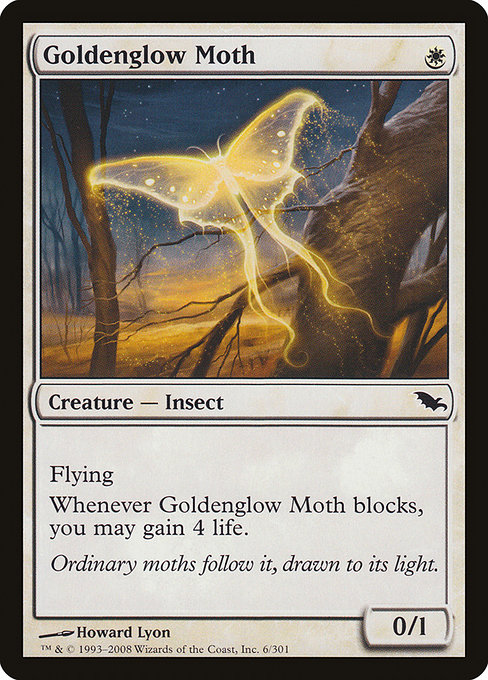 Goldenglow Moth from Shadowmoor
