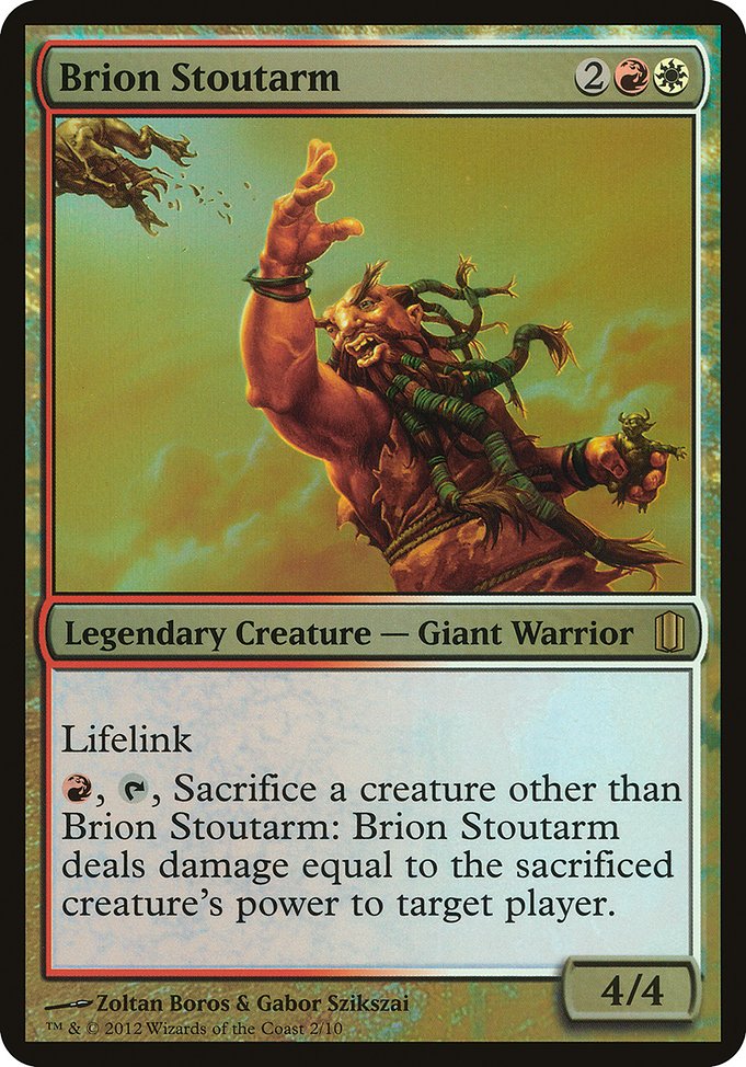 Brion Stoutarm from Commander's Arsenal Oversized