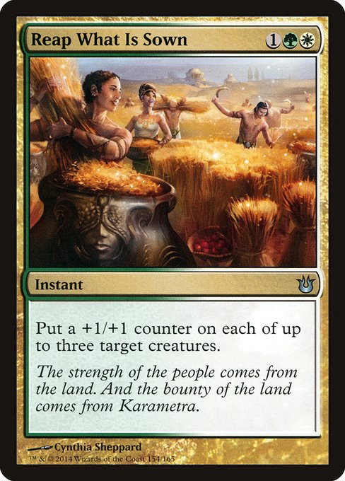Reap What Is Sown highlighted card art