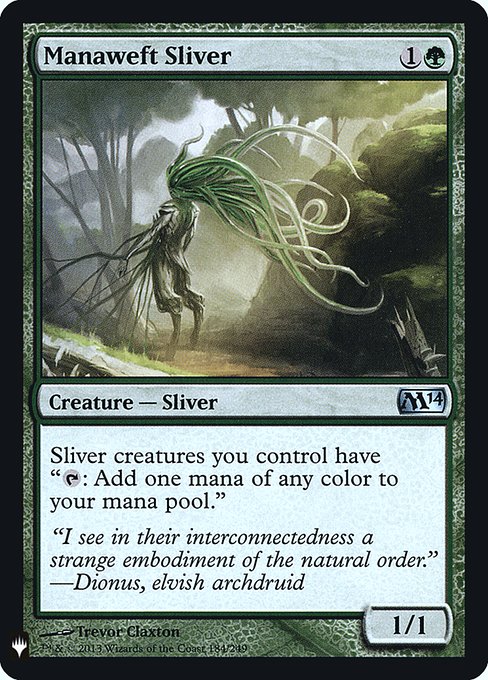Manaweft Sliver from The List