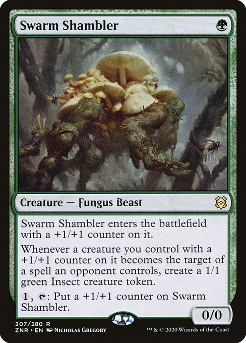 Swarm Shambler from Zendikar Rising Promos