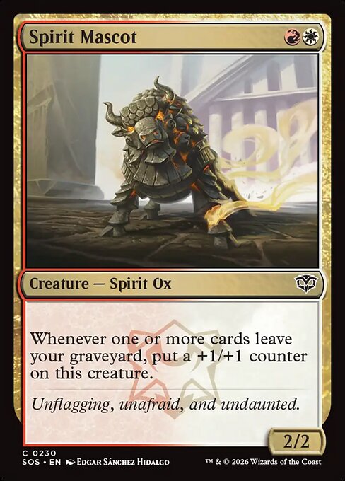 Spirit Mascot from Secrets of Strixhaven