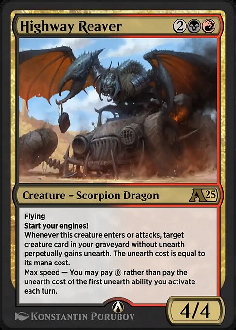 Highway Reaver highlighted card art