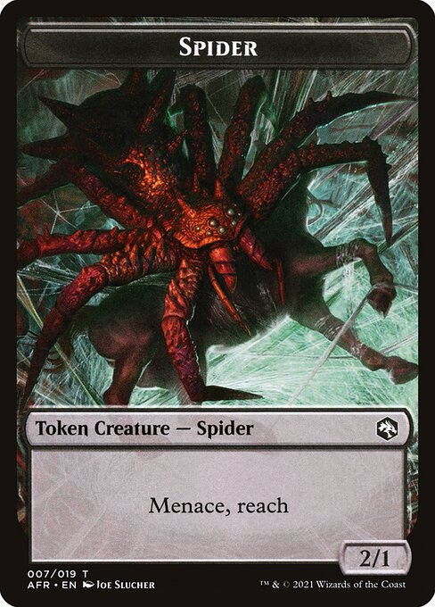 Spider highlighted card art
