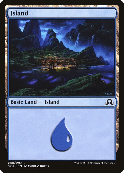 Island from Shadows over Innistrad