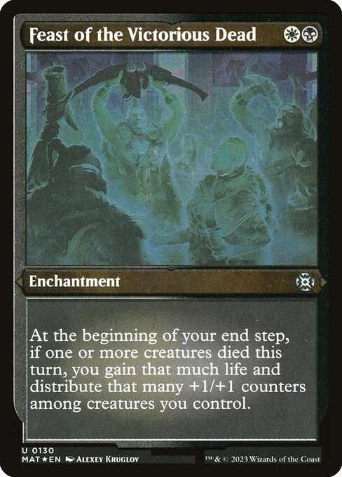 Feast of the Victorious Dead highlighted card art