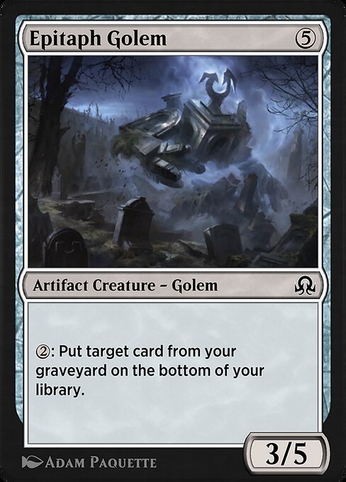 Epitaph Golem from Shadows over Innistrad Remastered