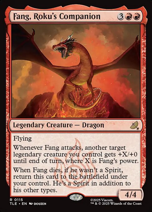 Fang, Roku's Companion from Avatar: The Last Airbender Eternal