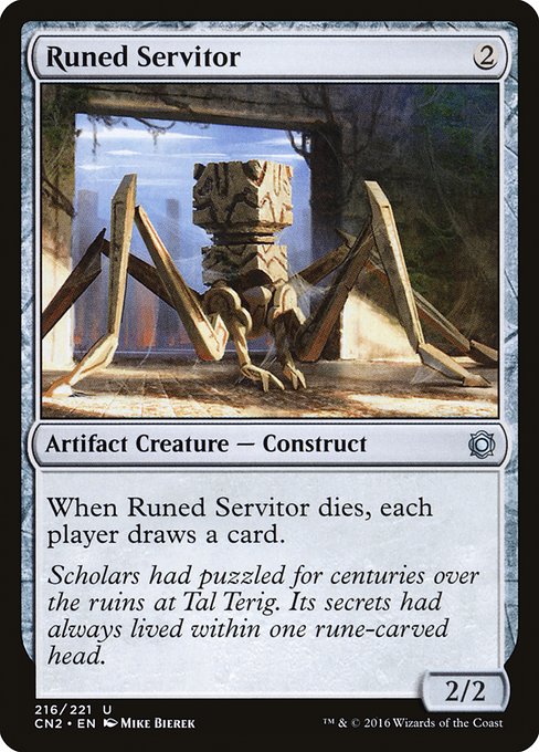 Runed Servitor from Conspiracy: Take the Crown