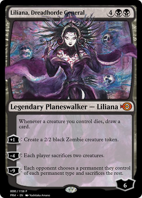 Liliana, Dreadhorde General from Magic Online Promos