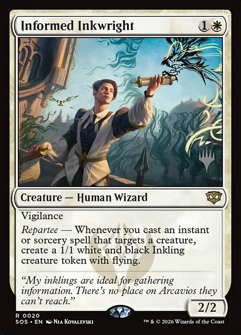 Informed Inkwright highlighted card art