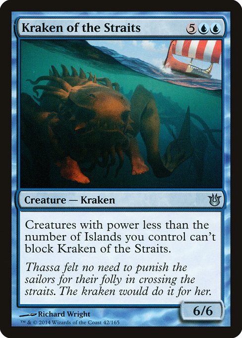 Kraken of the Straits highlighted card art