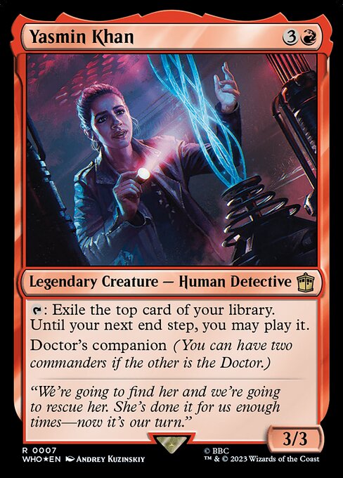 Yasmin Khan highlighted card art