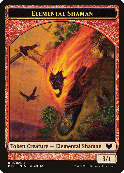 Elemental Shaman from Commander 2015 Tokens