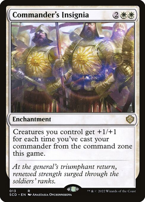 Commander's Insignia from Starter Commander Decks