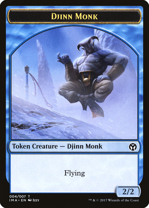 Djinn Monk highlighted card art