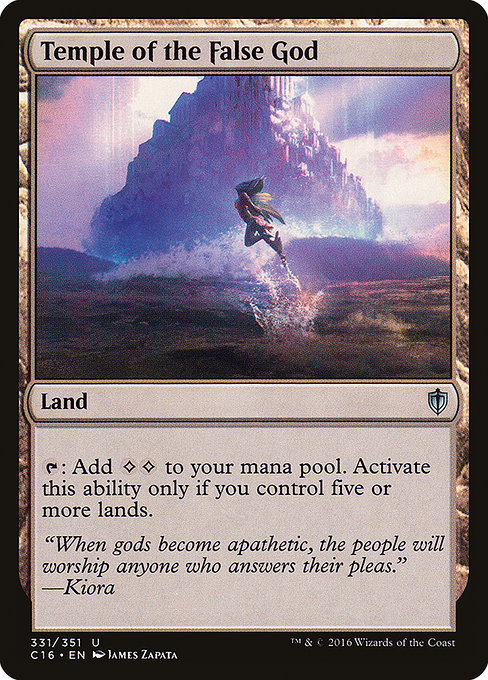Temple of the False God from Commander 2016