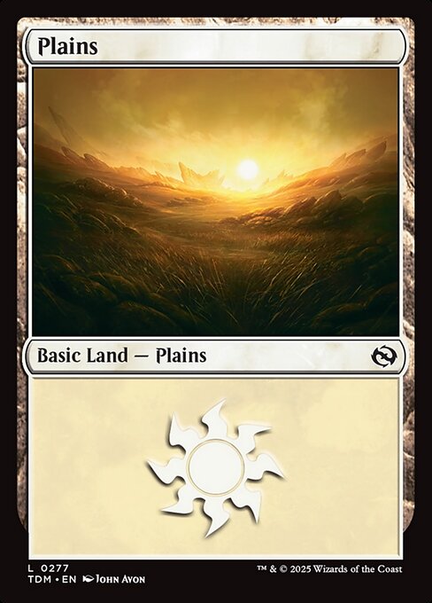 Plains from Tarkir: Dragonstorm