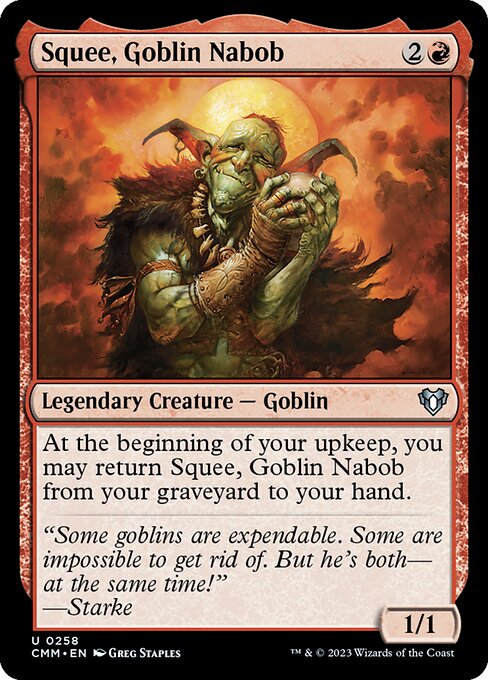 Squee, Goblin Nabob from Commander Masters