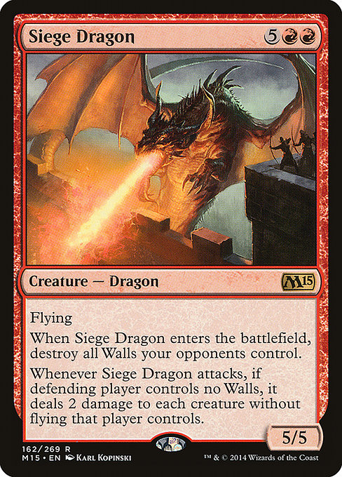 Siege Dragon from Magic 2015