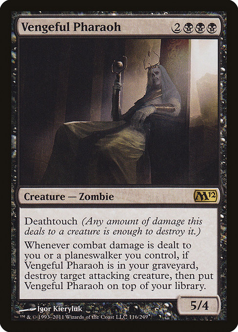 Vengeful Pharaoh highlighted card art