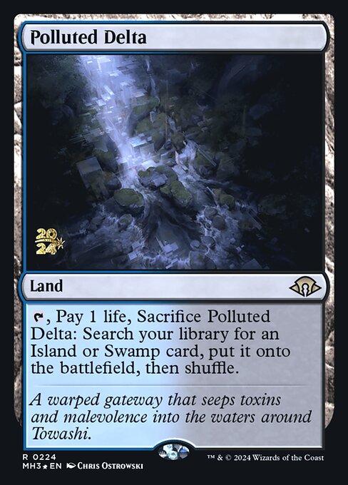 Polluted Delta highlighted card art