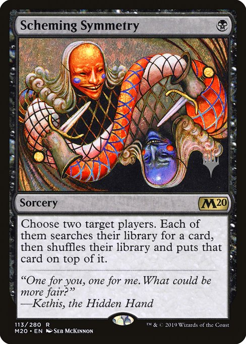 Scheming Symmetry from Core Set 2020 Promos