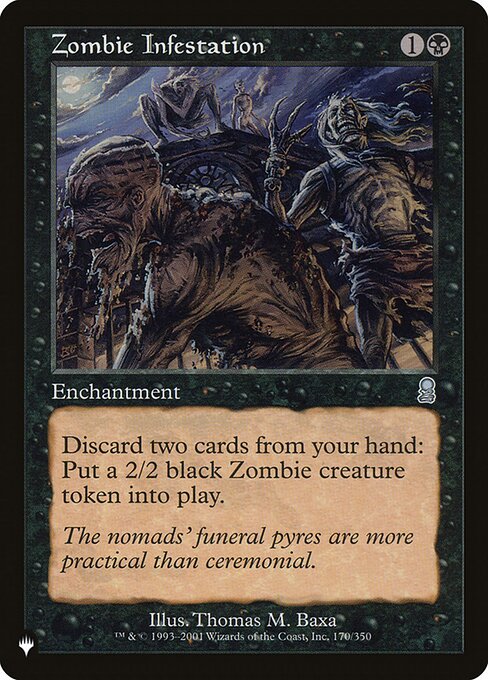 Zombie Infestation highlighted card art