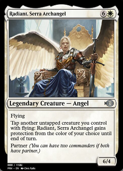 Radiant, Serra Archangel highlighted card art
