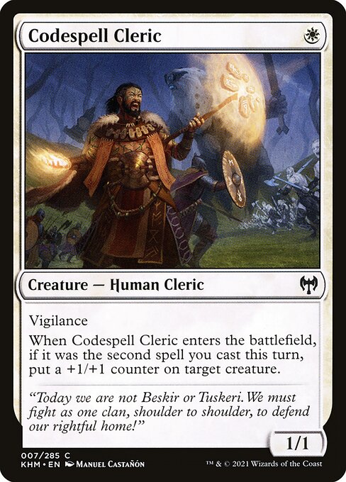 Codespell Cleric highlighted card art