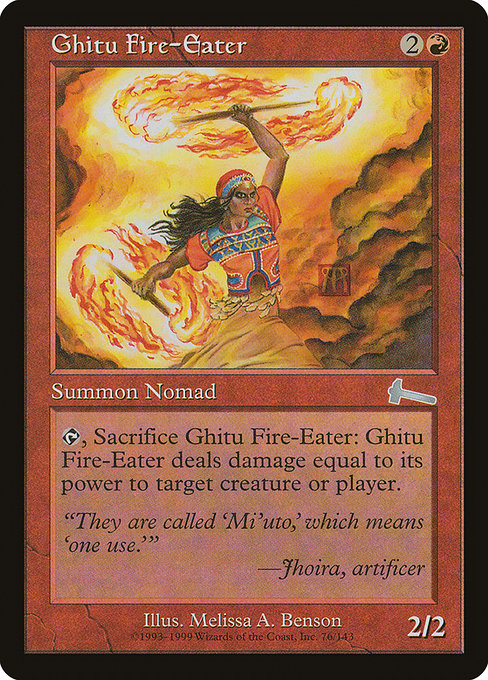 Ghitu Fire-Eater from Urza's Legacy