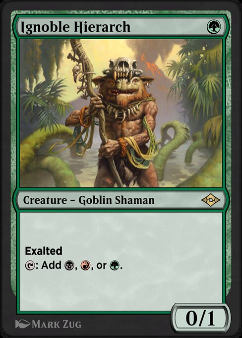 Ignoble Hierarch highlighted card art