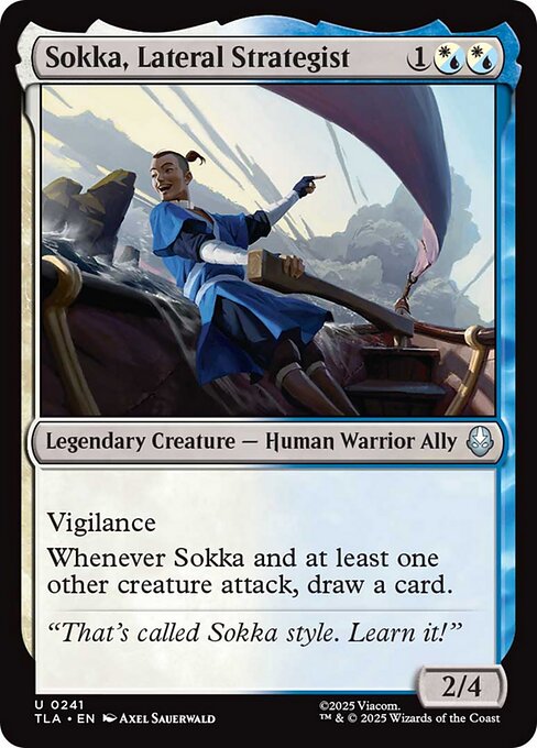 Sokka, Lateral Strategist highlighted card art