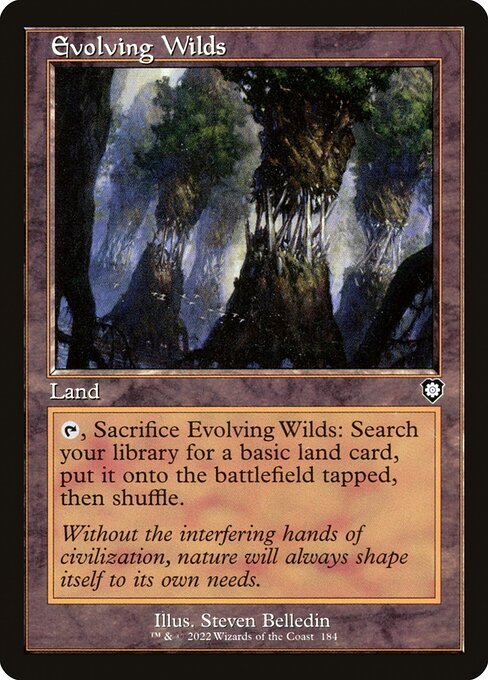 Evolving Wilds from The Brothers' War Commander