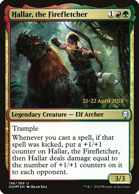 Hallar, the Firefletcher highlighted card art