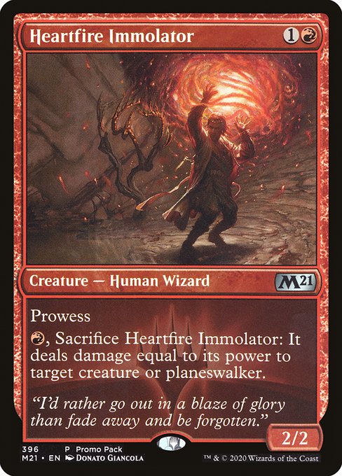 Heartfire Immolator from Core Set 2021