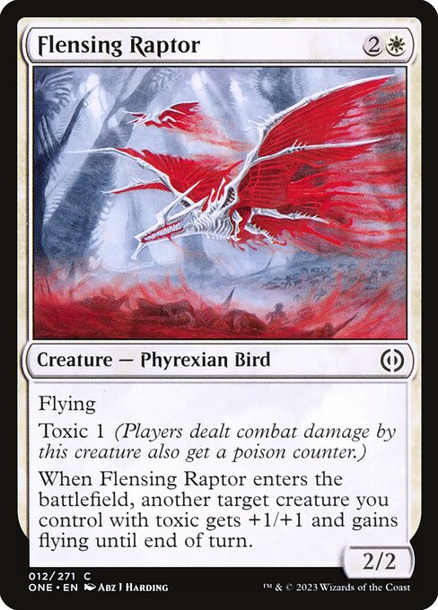 Flensing Raptor highlighted card art