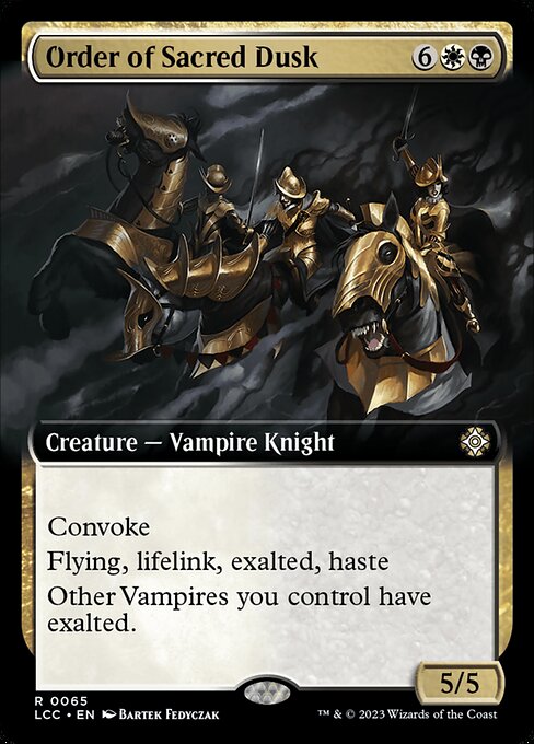 Order of Sacred Dusk highlighted card art