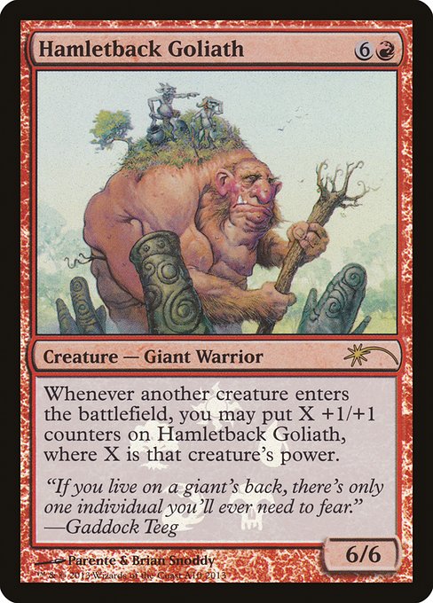 Hamletback Goliath from Magic 2013 Promos