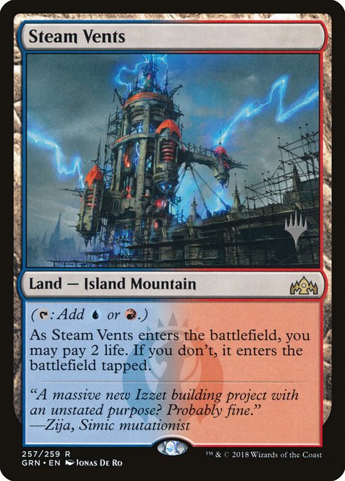 Steam Vents from Guilds of Ravnica Promos